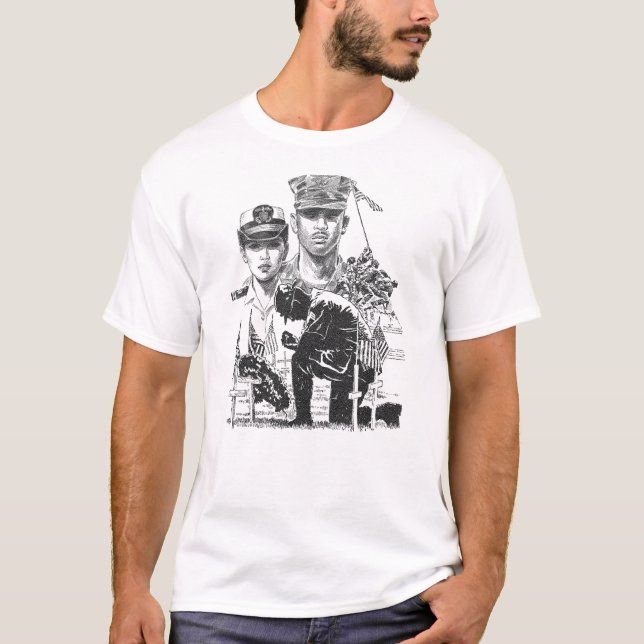 Militärische Streitkräfte T-Shirt (Vorderseite)