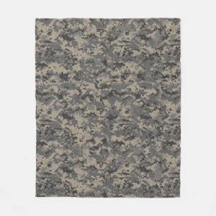 Militärische Tarnkampouflage khaki grün Fleecedecke
