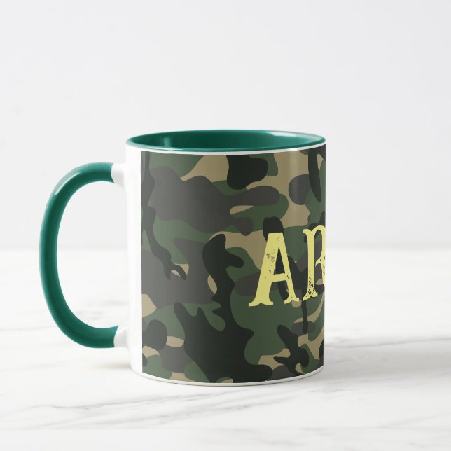 Militärische Tarnkappengrün Tasse (Links)