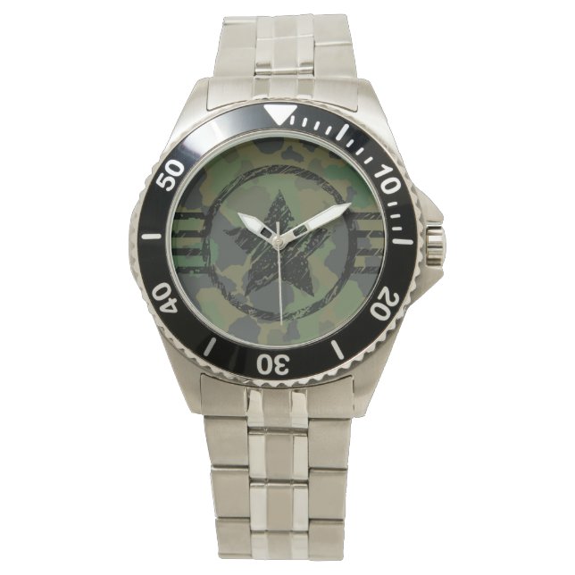 militärische Tarnung Armbanduhr (Vorderseite)