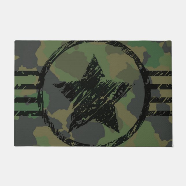 militärische Tarnung Fußmatte (Vorderseite)