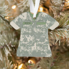 Militärische Uniform-Personalisierte Beruf-Ornamen Ornament