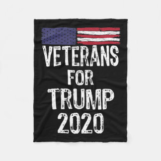Militärische Veteranen für Trump 2020 Wahlgegner g Fleecedecke