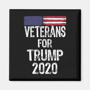 Militärische Veteranen für Trump 2020 Wahlgegner g Magnet