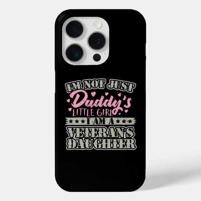 Militärische Veteranentochter - Papa's Kleines Mäd Case-Mate iPhone Hülle (Rückseite)