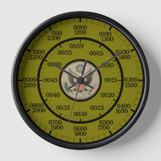 Militärische Zeitraupe Green Americana Uhr