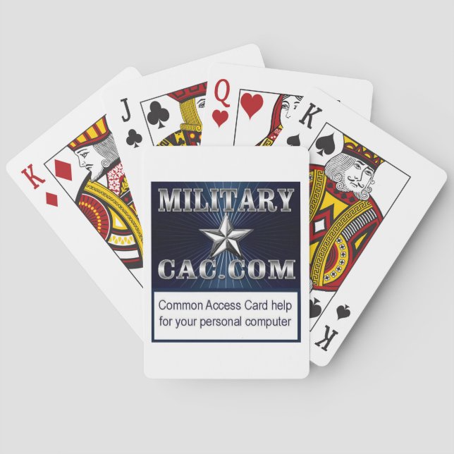 MilitärischeCAC-Gedenkstätte Spielkarten (Rückseite)