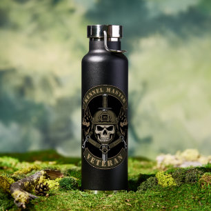 Militärischer Arbeits hund Veteran K9 Emblem Trinkflasche