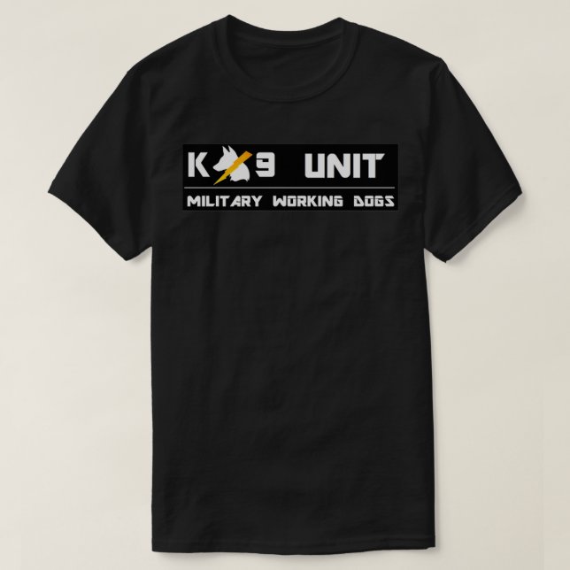 Militärischer Arbeitshund 27 T-Shirt (Design vorne)