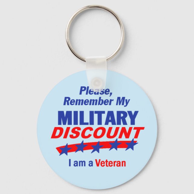 MILITÄRISCHER DISCOUNT Schlüsselanhänger (Vorderseite)