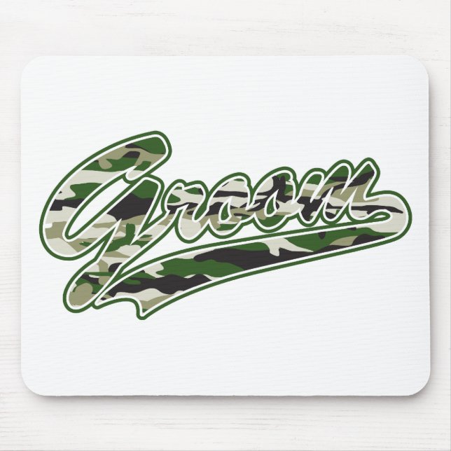 Militärischer Groom Mousepad (Vorne)