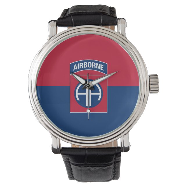 Militärischer Kriegsveteran der 82. Im Flugzeug Di Armbanduhr (Vorderseite)