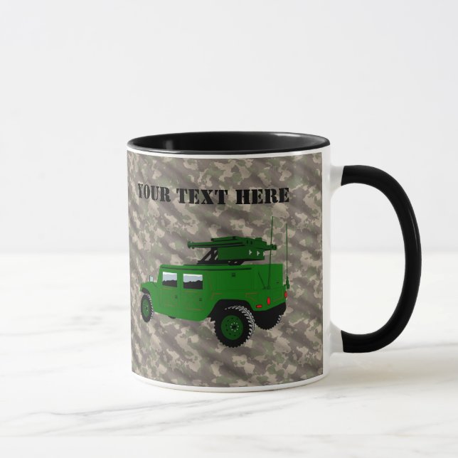 Militärischer Offroad-Truck-Raketenwerfer Tasse (Rechts)