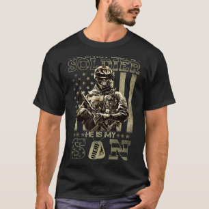 Militärischer Vater Er ist nicht nur ein Soldat, e T-Shirt