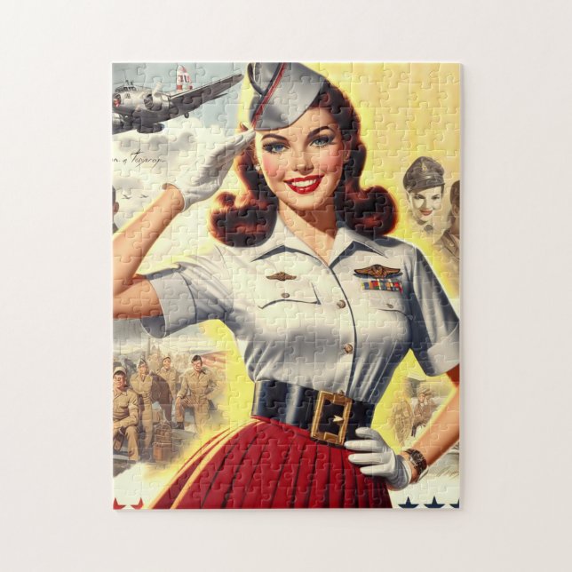 Militärisches Button im Retro-System (Vertikal)