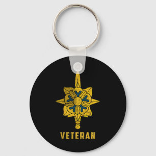 Militärisches Geheimdienstkorps Veteran Logo Papa  Schlüsselanhänger