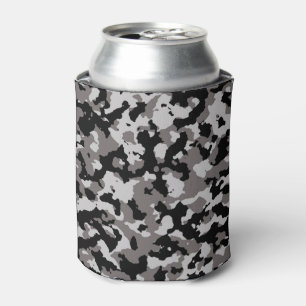 Militärisches Gray-Camouflage-Muster Dosenkühler