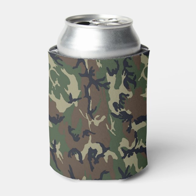 Militärisches Green Camouflage-Muster Dosenkühler (Kanne Vorderseite)