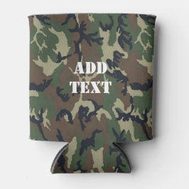 Militärisches Green Camouflage-Muster Dosenkühler