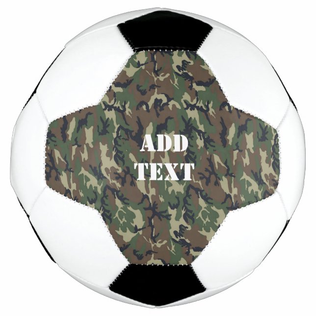 Militärisches Green Camouflage-Muster Fußball (Vorderseite)