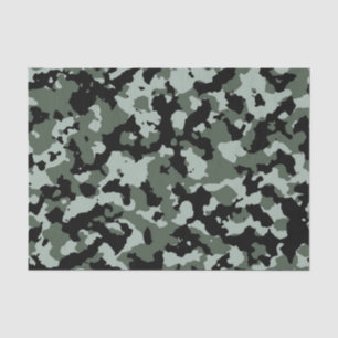 Militärisches grünes Tarnungs-Muster Seidenpapier