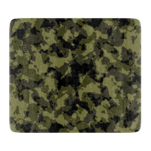 Militärisches Muster im Camouflage-Stil Schneidebrett