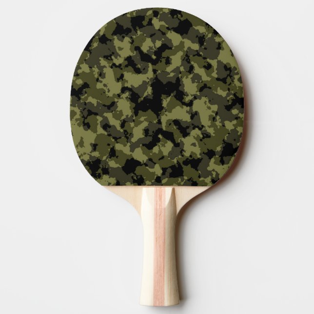 Militärisches Muster im Camouflage-Stil Tischtennis Schläger (Rückseite)