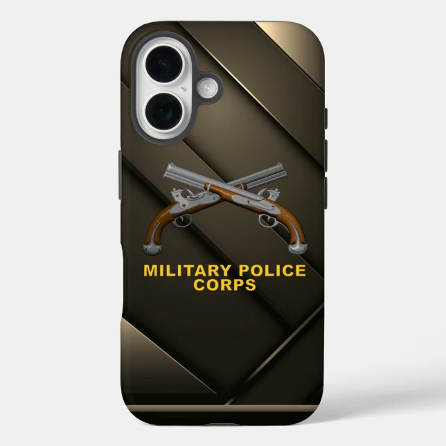 Militärisches Polizeikorps des MP iPhone 16 Hülle (Rückseite)