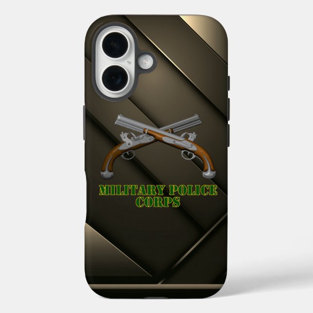 Militärisches Polizeikorps des MP iPhone 16 Hülle (Rückseite)