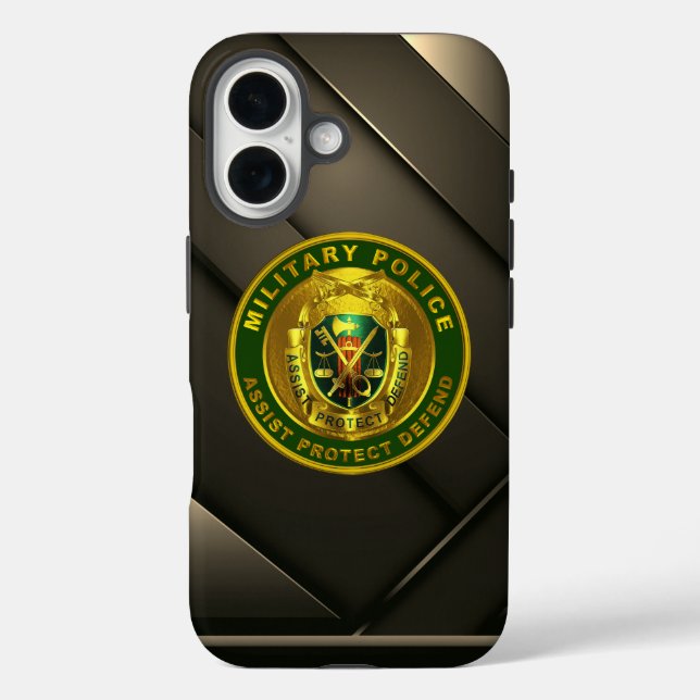 Militärisches Polizeikorps des MP iPhone 16 Hülle (Rückseite)
