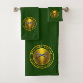 Militärisches Polizeikorps MP Badhandtuch Set