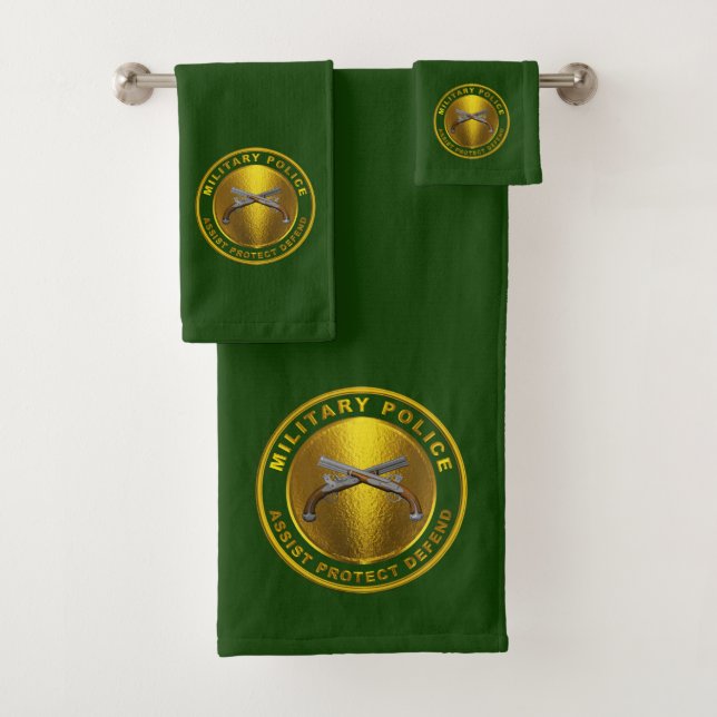 Militärisches Polizeikorps MP Badhandtuch Set (Insitu)