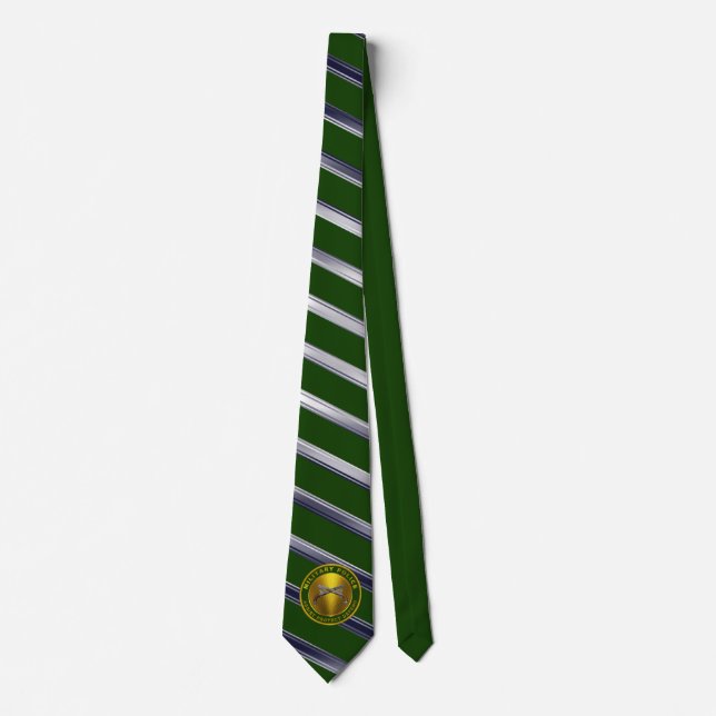 Militärisches Polizeikorps Veteran Neck Tie Krawatte (Vorderseite)