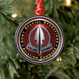 Militärisches Spezialflugkommando Ornament Aus Metall