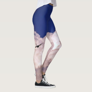 Militärisches Transportflugzeug von Shirley Taylor Leggings
