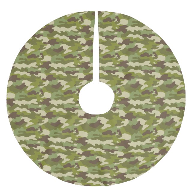 Militärisches Vorgehen Polyester Weihnachtsbaumdecke (Vorderseite)