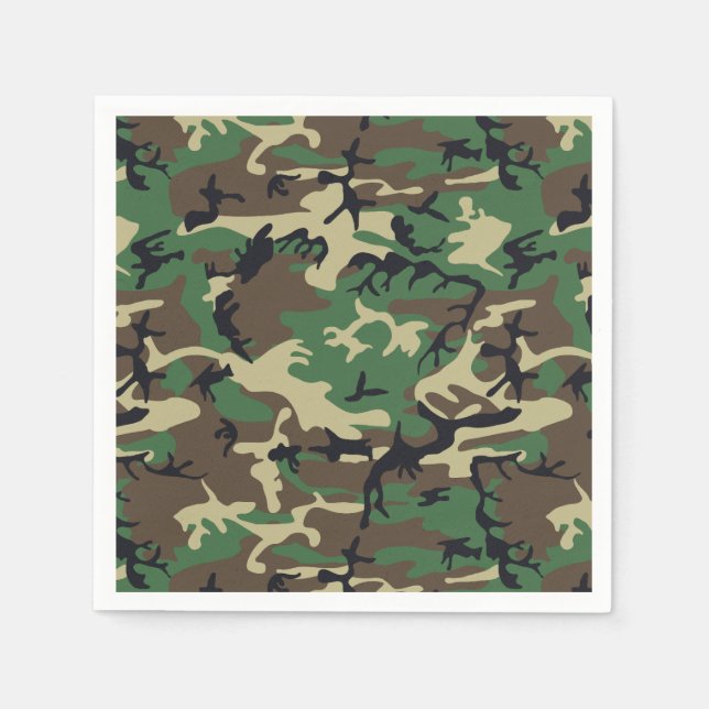 Militärisches Vorgehen Serviette (Vorderseite)