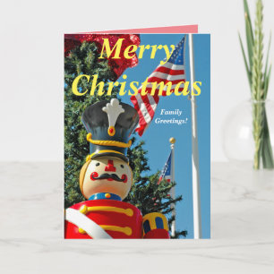 Militärisches Weihnachtsformat,5" x 7"Geklappte Gr Karte