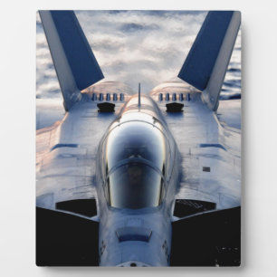 Militärjet Fotoplatte