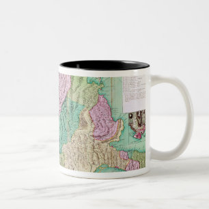 Militärkarte von Korsika, 1768 Zweifarbige Tasse