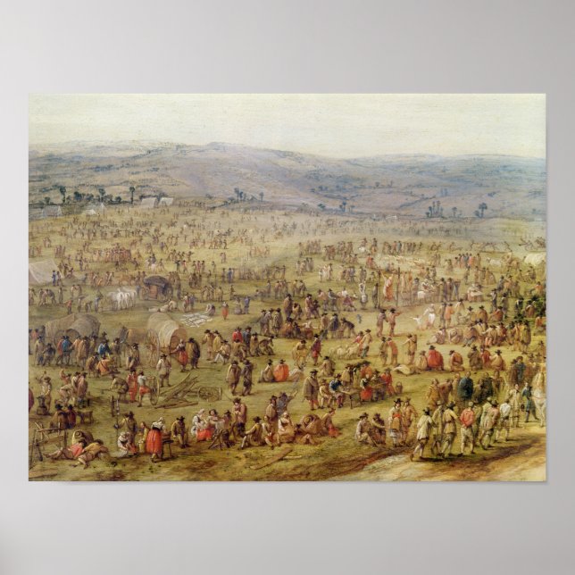 Militärlager Poster (Vorne)