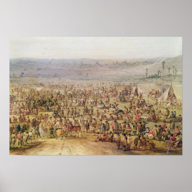 Militärlager Poster (Vorne)