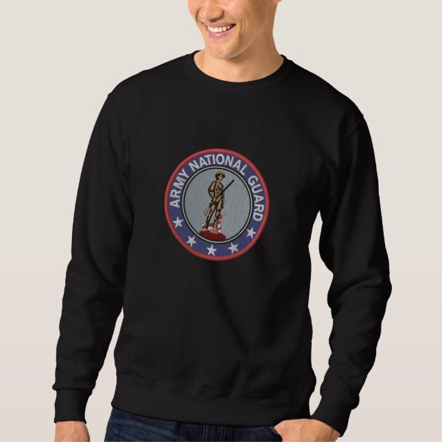Militärlogo der Armee Besticktes Sweatshirt (Vorderseite)