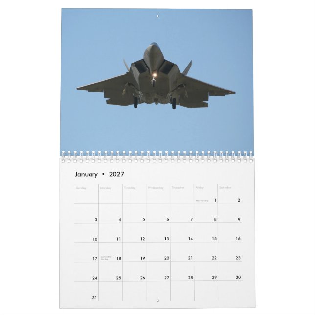 Militärluftfahrt-Kalender Kalender (Jan 2027)