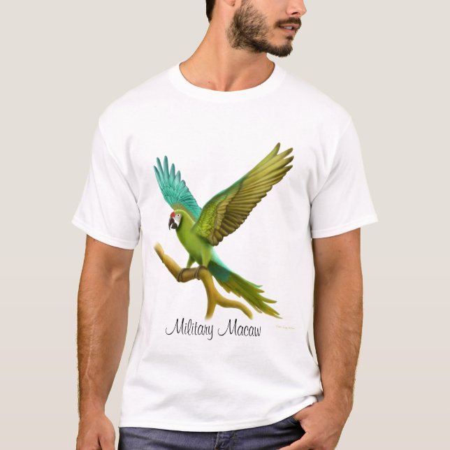 Militärmacaw-T - Shirt (Vorderseite)