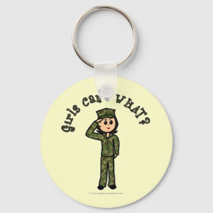 Militärmädchen - leicht schlüsselanhänger