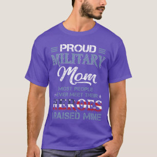Militärmama Ich zog meinen Helden Amerika Amerikan T-Shirt