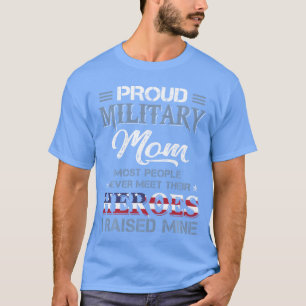 Militärmama Ich zog meinen Helden Amerika Amerikan T-Shirt