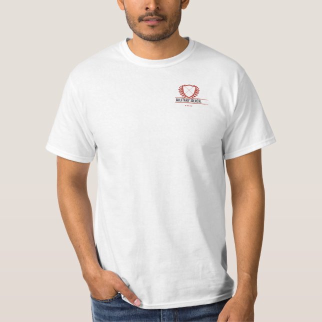 MilitärMerch. Anzeige-T - Shirt (Vorderseite)