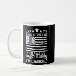 Militärmonat für Kinder Daddy Proud Militär Kaffeetasse